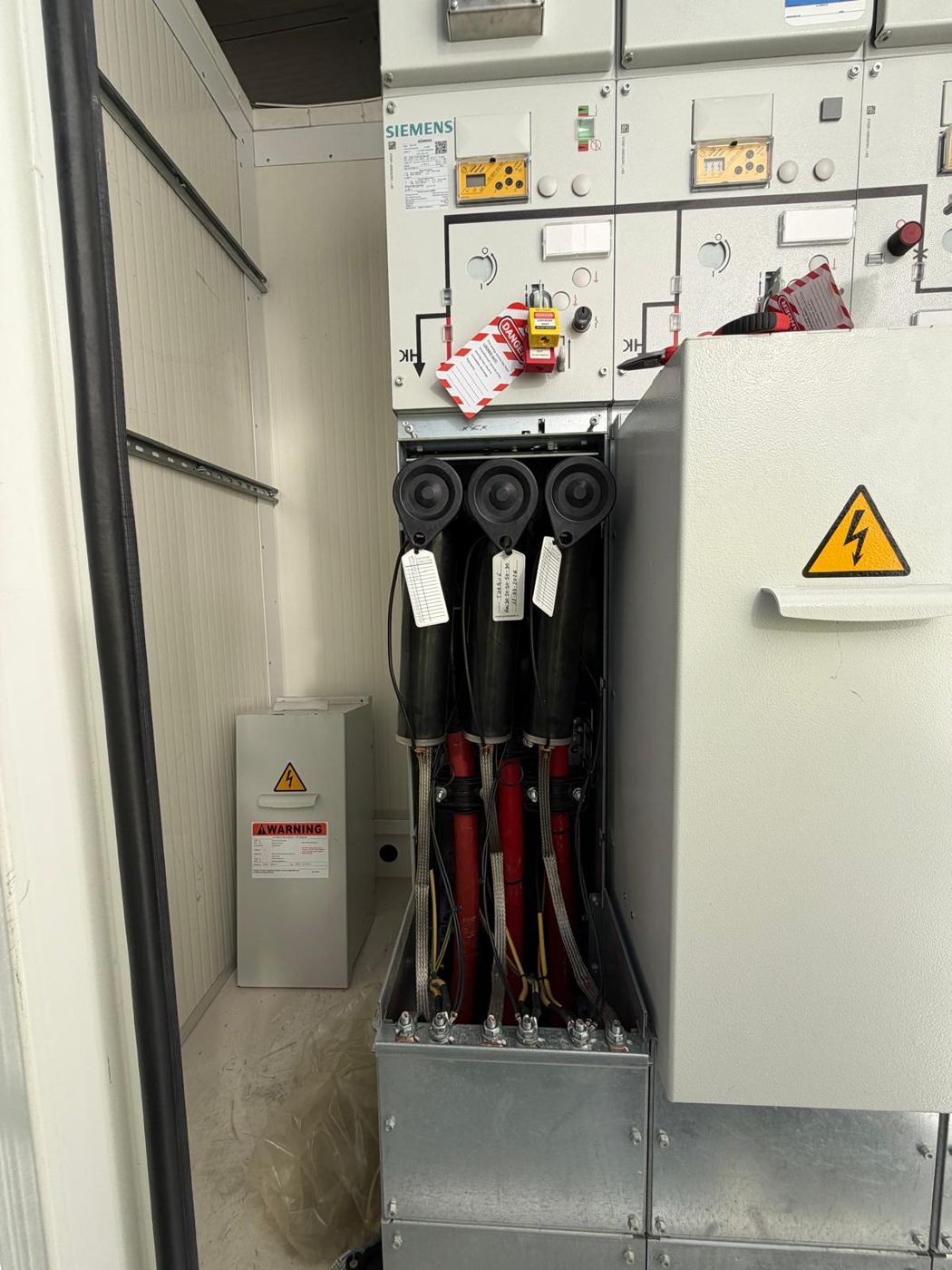 Quadro di media tensione con messa in sicurezza